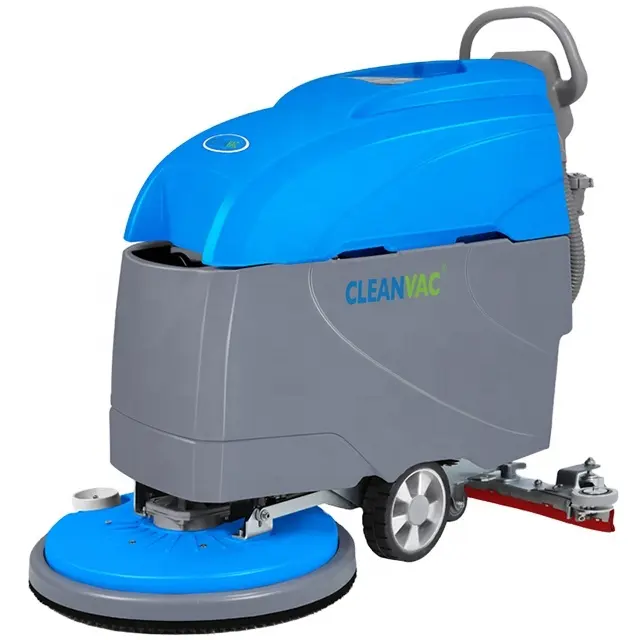CLEANVAC Battery Operated Floor Cleaning Scrubbing Machine Scrubber Dryer For Sale