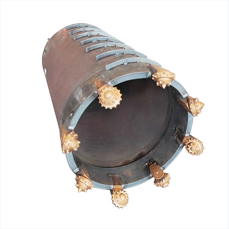 Cone Bit Drilling core barrel with double shell drilling bucket