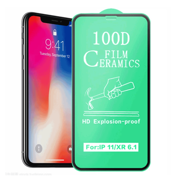 100D керамическая пленка с защитой от царапин, закаленное стекло, защита экрана мобильного телефона для iPhone, Samsung, Redmi