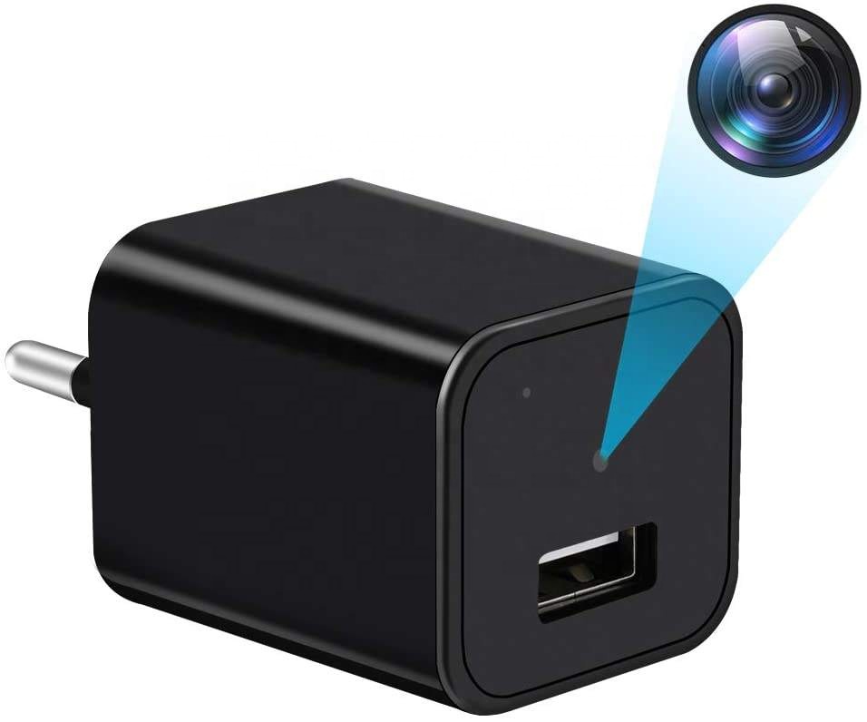 Беспроводная маленькая камера Glomarket Tuya 1080P Full HD, шпионская мини смарт-камера с Wi-Fi и зарядным устройством, Скрытая камера с детектором движения
