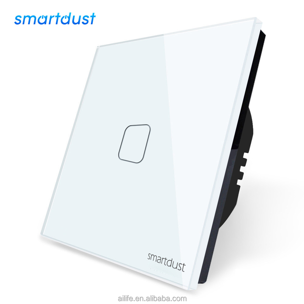 Smartdust, ЕС, Великобритания, новый продукт, Высококачественная стеклянная Светодиодная панель 240 в, сенсорный 1 комплект, 2 канала, переключатель света с регулировкой яркости
