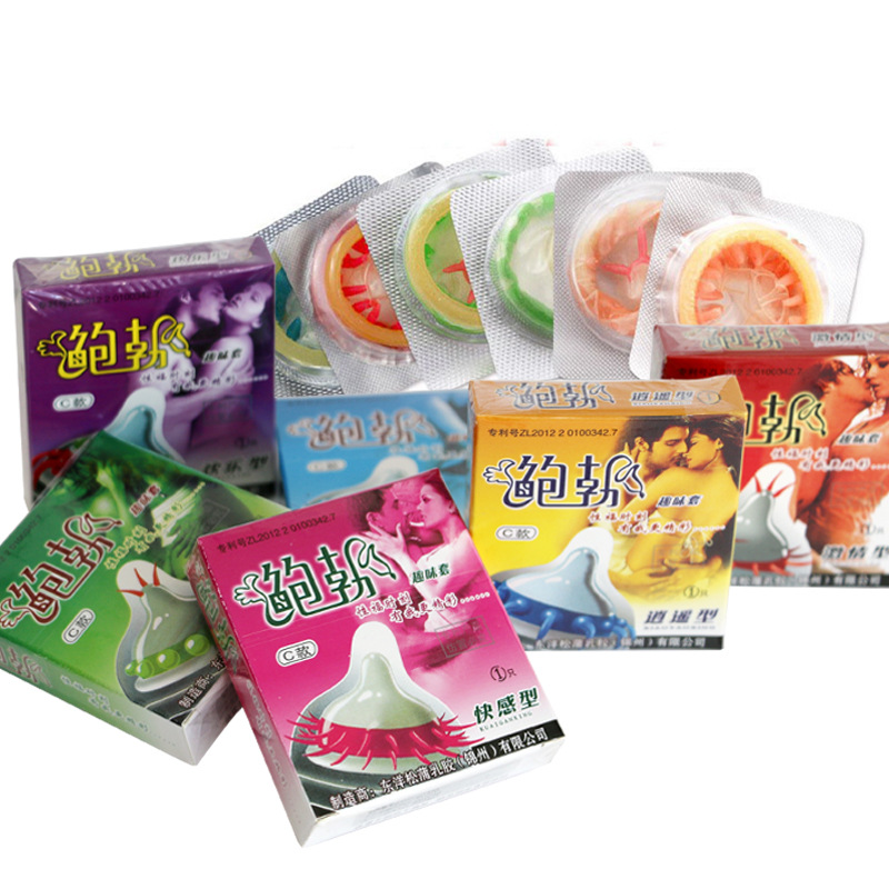 Sex toys fun condoms Flower-like spike condom with spiked crystal alien spike penis condom