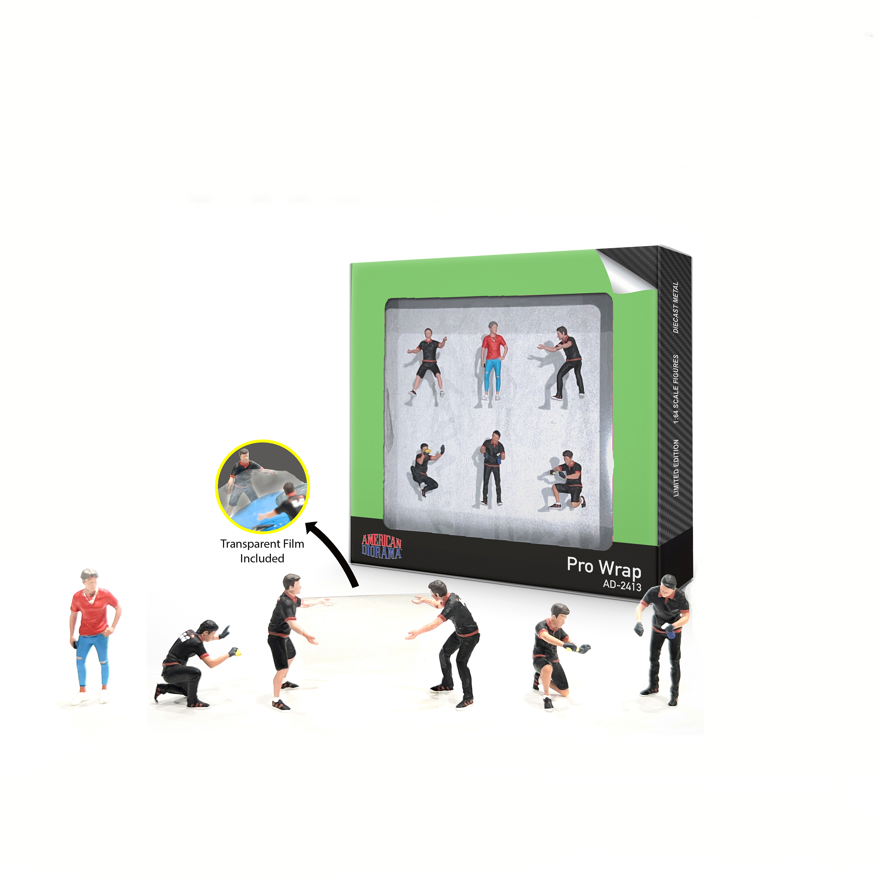 American Diorama 1:64 Alloy Doll Figure Diecast Alloy - Pro-wrap