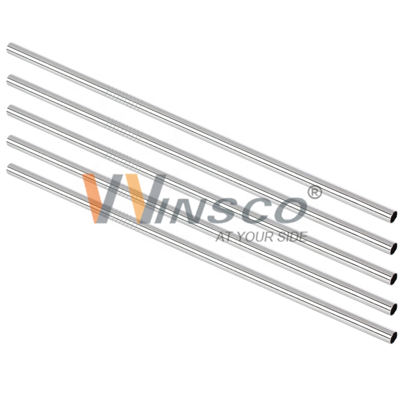 Factory wholesale high quality small size diameter inox tubing stainless steel capillary pipe for straw with grade 201 304 316