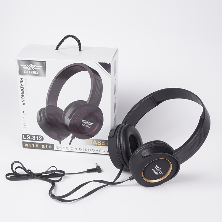 Voice prompt intelligent computer custom 3.5mm stereo gaming headband headset wired headphones with mic