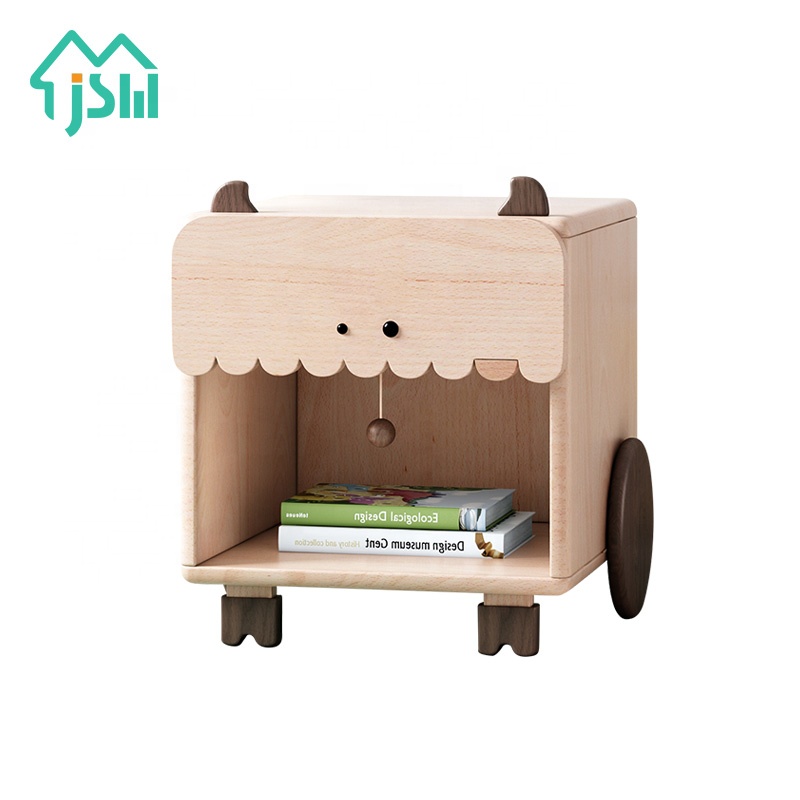 Jieshi Bedroom Children Furniture Cartoon Design Wooden Storage Cute Kid Cabinet