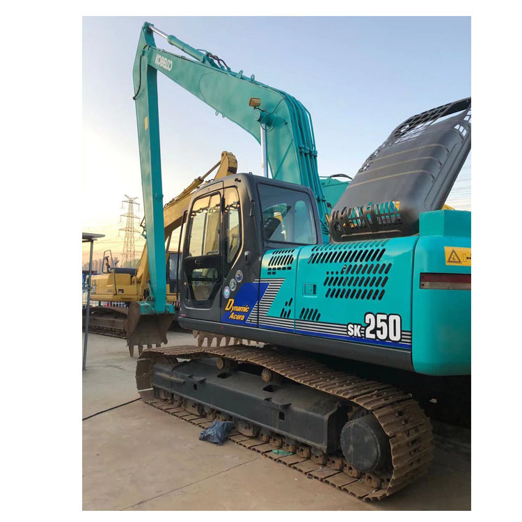 Kobelco SK250 Луг бум гусеничный экскаватор для продажи с идеальным рабочим состоянием