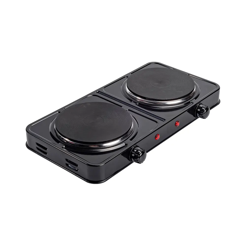 Double Burners Hot Plate Countertop Buffet  Heating Plate 2 Burner Commercial Electric Stoves For Cooking