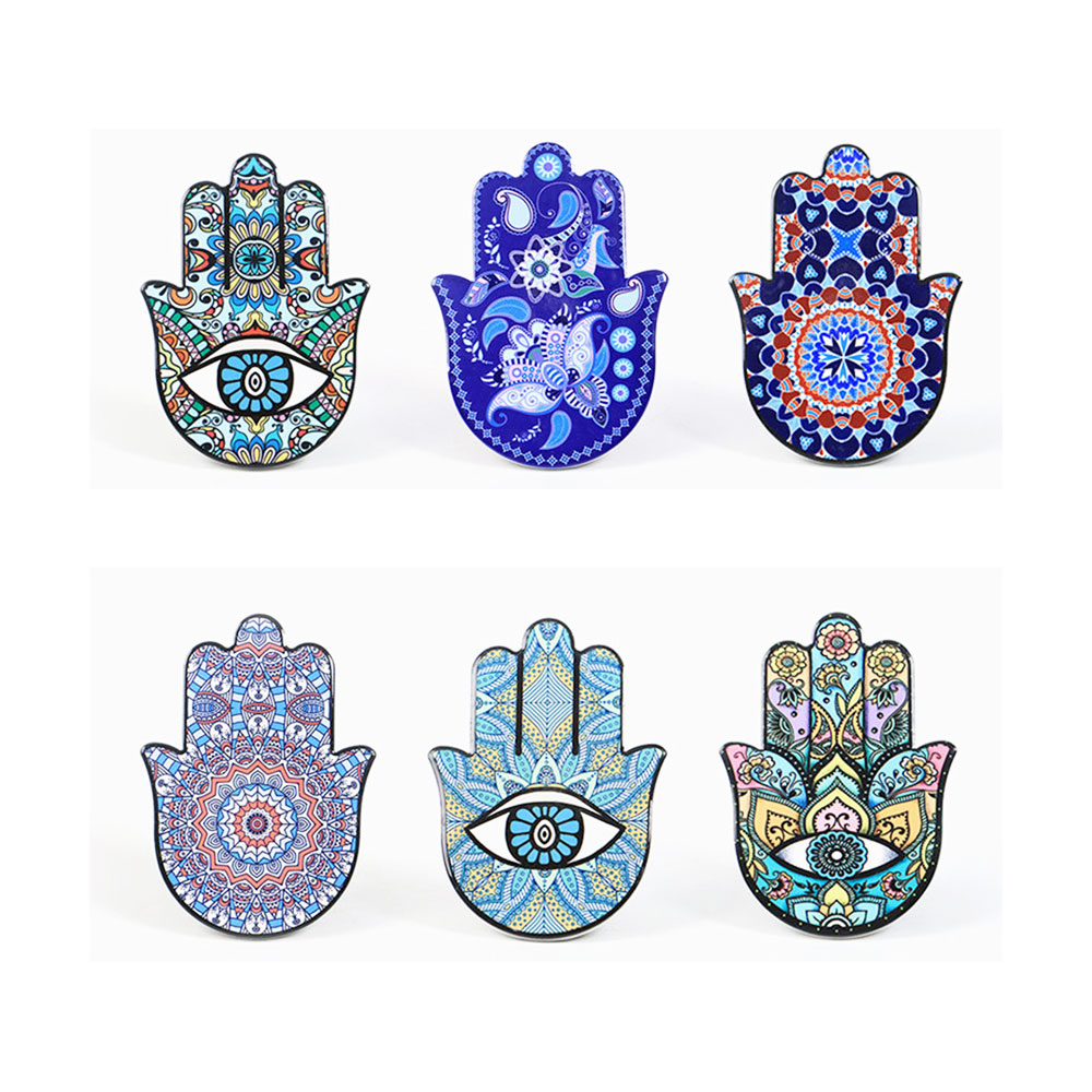 Натуральная керамическая подставка Hamsa, Современное украшение для дома