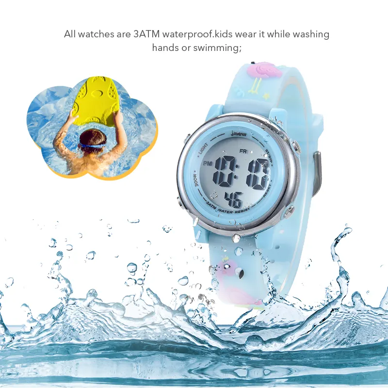 Cute Cartoon Wristwatch Environmentally Friendly Materials For Children Kids Best Gifts Child Digital Baby Boy Watch