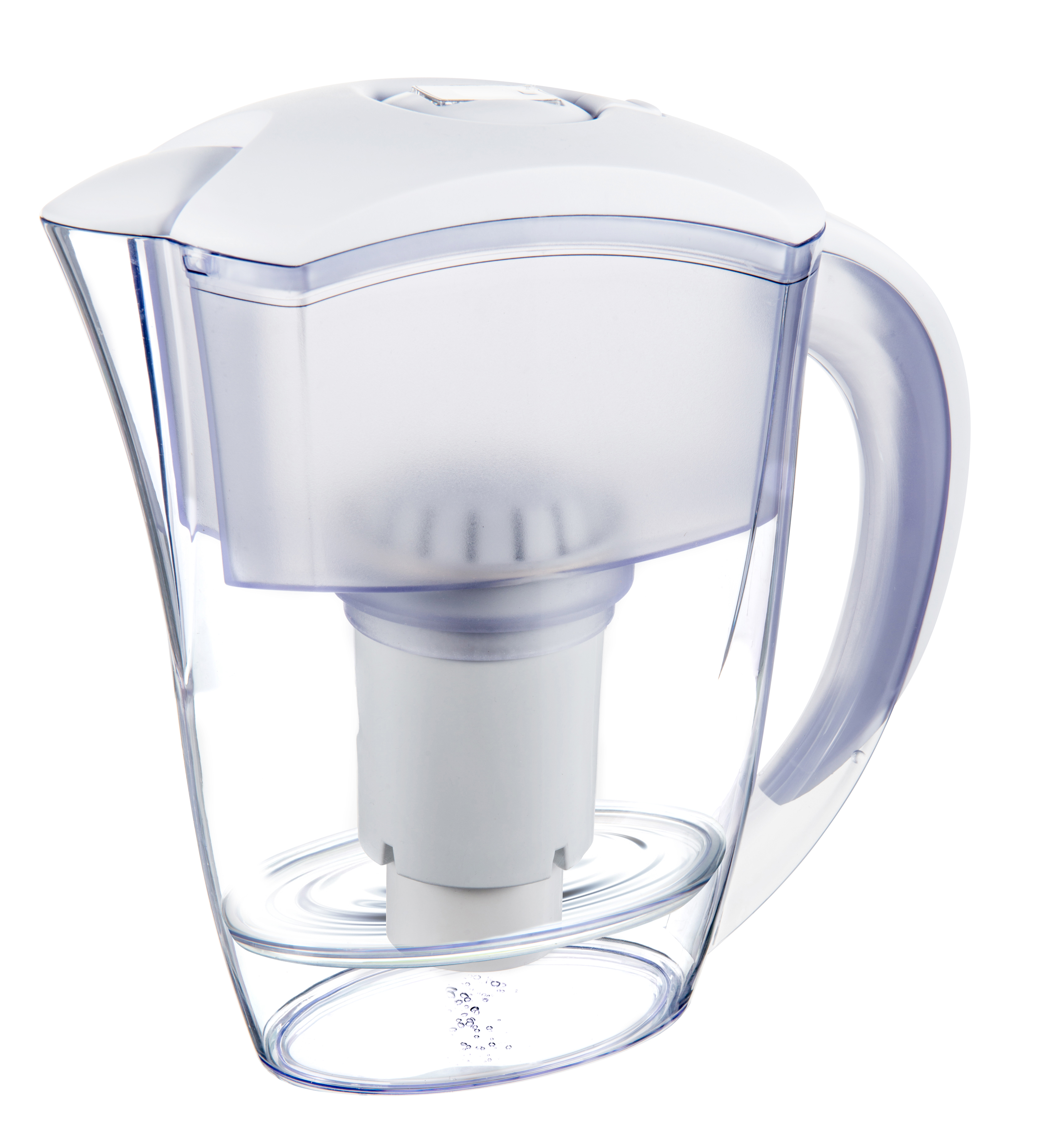 home used water jug with filter pitcher cartridge for drinking water purification