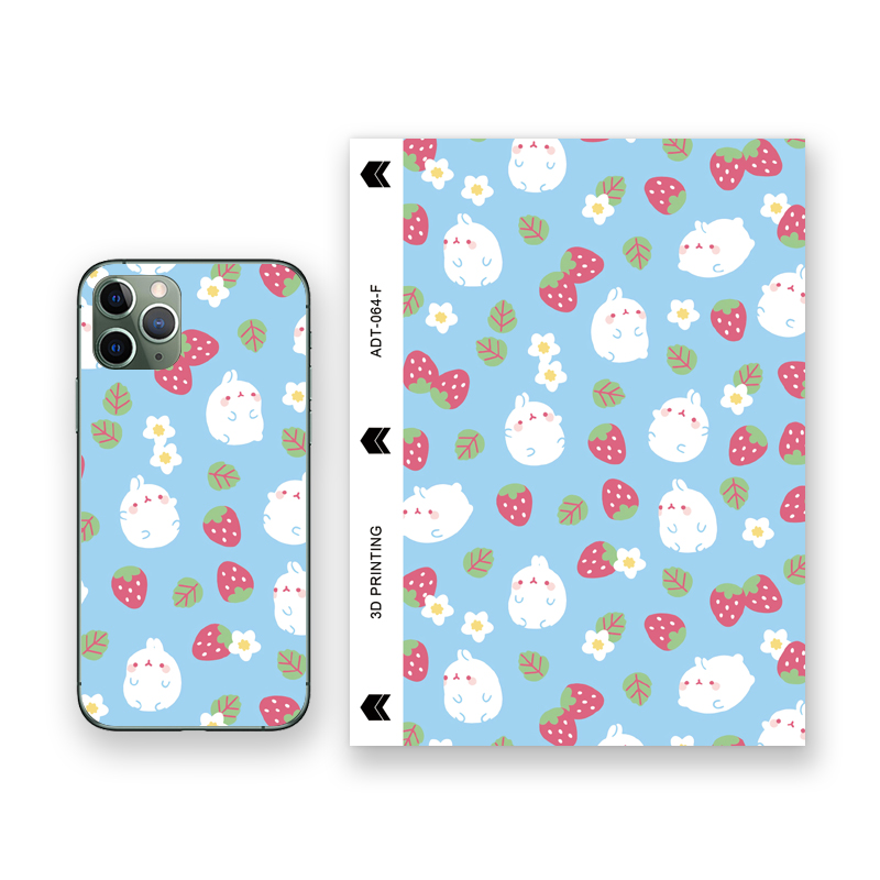 Top Quality Back Skins For Phones Supplier Mobile Design Skin Phone Back Film Korea Pvc 3d Relief Back Skin Sticker