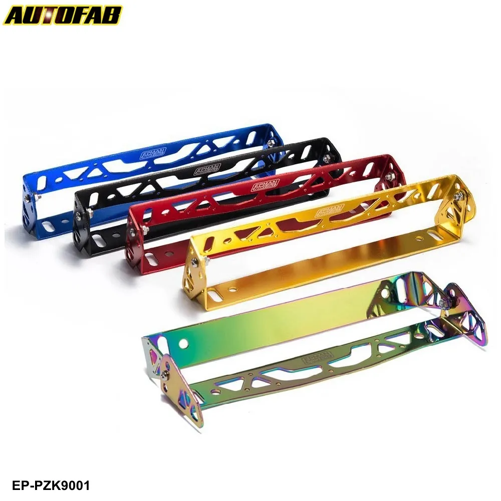 AUTOFAB-Стайлинг автомобиля Регулируемый гоночный стиль переместить Кронштейн Автомобильный номерной знак рамка держатель для Toyota Honda EP-PZK9001