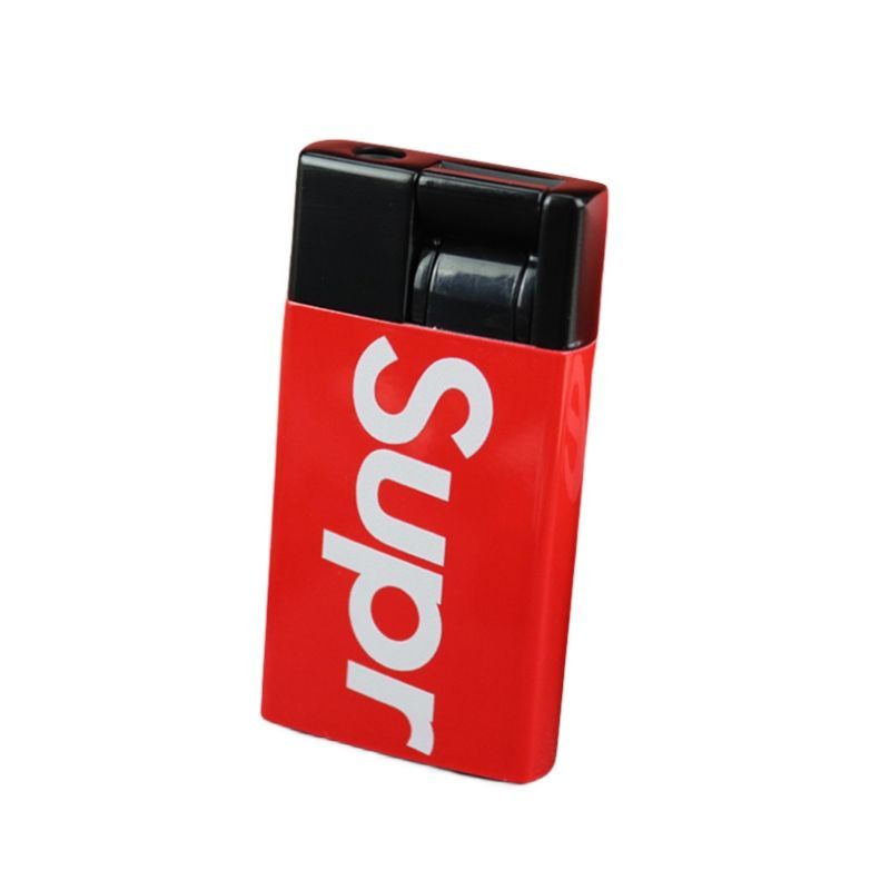 Wowei Red Kerosene Lighter Boutique Windproof Lighter Red Bright Paint Brand