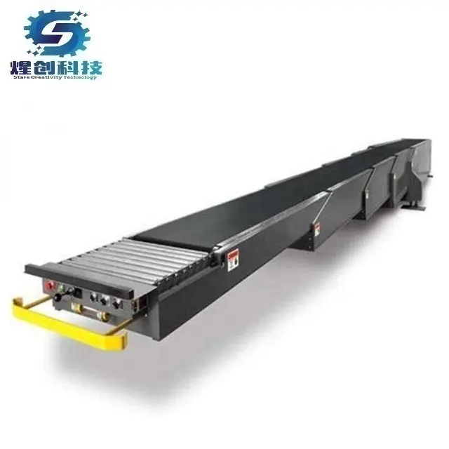 Good price container truck loading and unloading telescopic belt conveyor