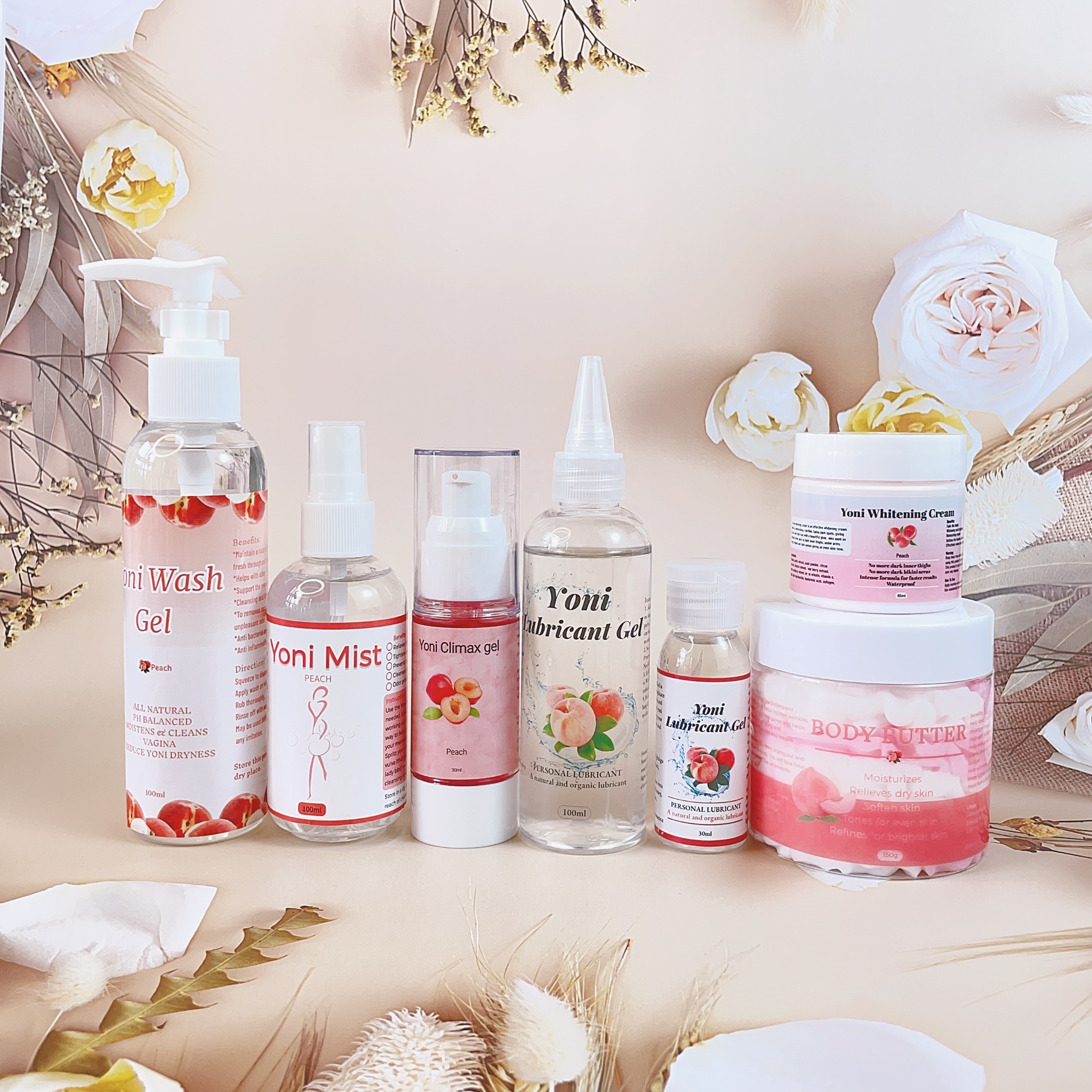 100% Natural Feminine Vaginal Yoni Hydrating Wash Gel Genital Cleaning Gel Feminine Intimate Wash For Women Yoni Care