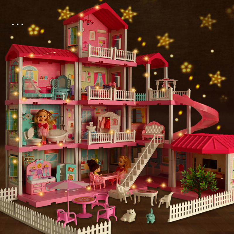 2021hot sell play house вещи для кукол и высокое качество play houses внутри пластик для девочек