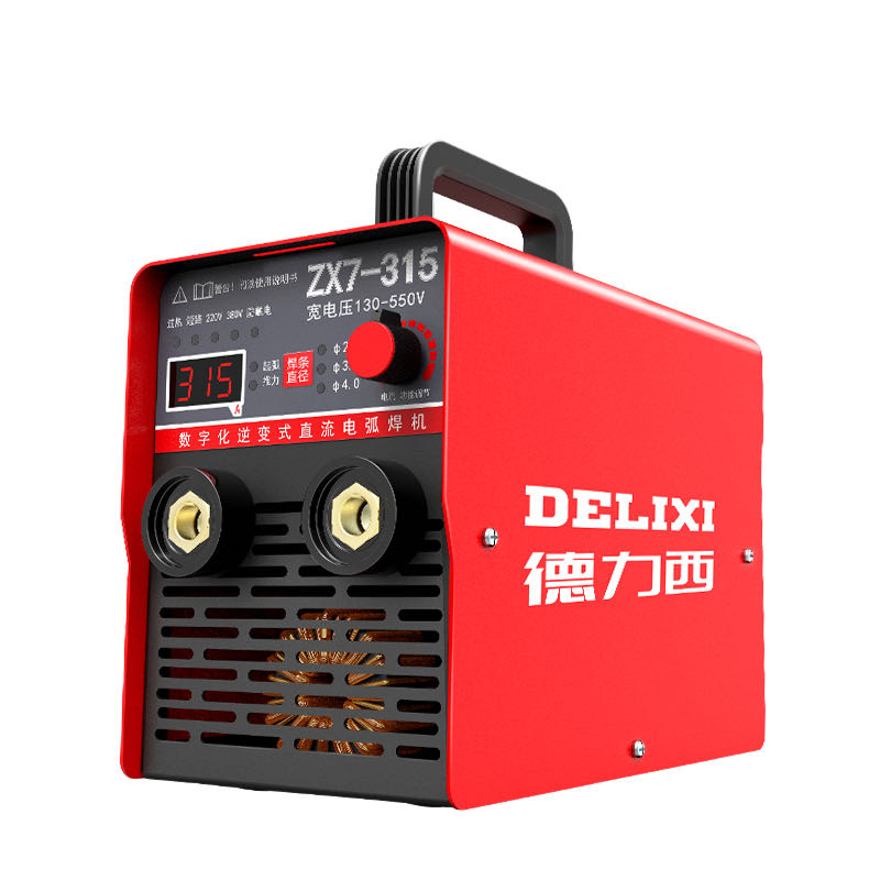DELIXI дуговые сварочные аппараты ZX7-315DD (MMA-315DD), одиночная панель, 8 конденсаторов, многоплатные кнопки, MMA мини сварочный аппарат