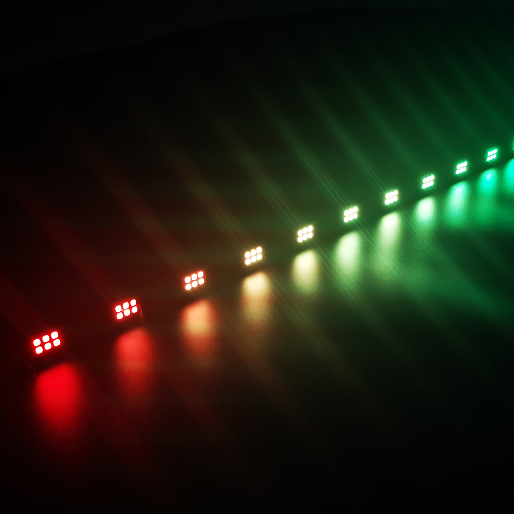 24 В постоянного тока, алюминиевые светодиодные линейные полосы RGB 20 пикселей