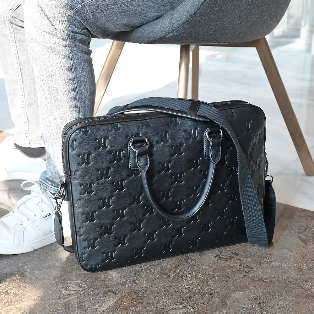 Wholesale Office Business Bags Mens Custom Leather Business Briefcase Men Bags