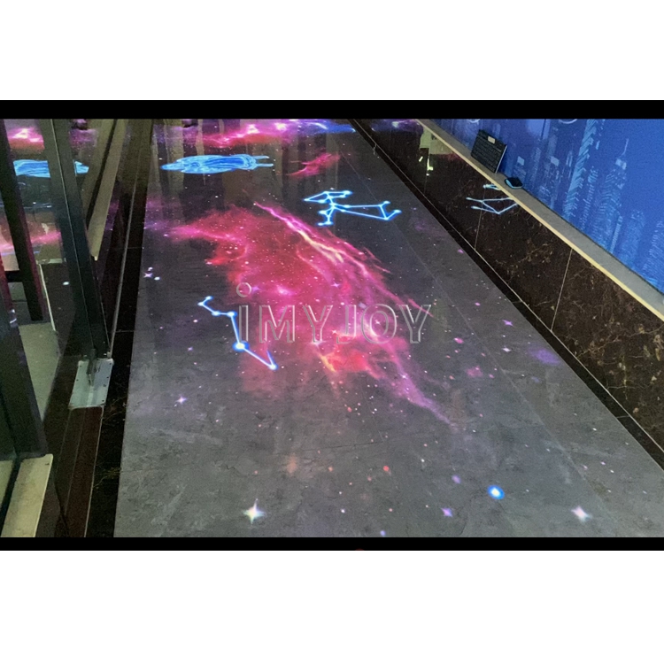 AR 3D Мультиплеер led головоломка развлечения танцевальная игра интерактивный напольный проектор