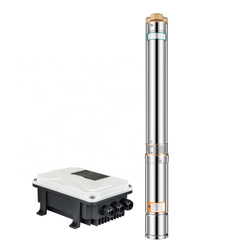 Yangchun 1hp 72DC Солнечный водяной насос для капельного орошения, солнечный моторный насос для сельского хозяйства, насос для глубоких скважин