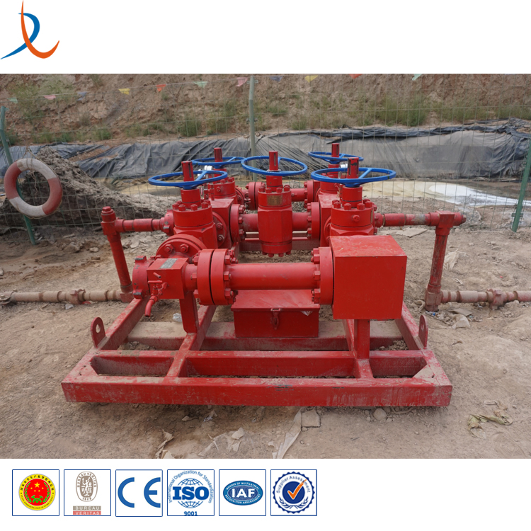 API 16C high quality choke and kill manifold / hydraulic choke manifold for oil well control