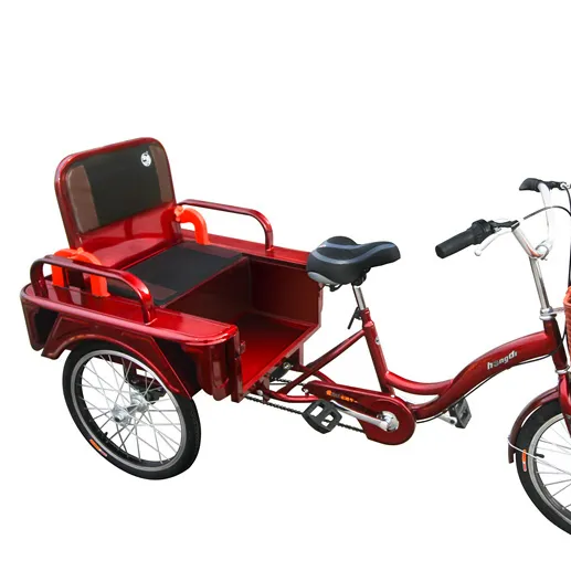 China manufacturer 2019 hot sale 3 wheel electric pedal tricycle for elderly