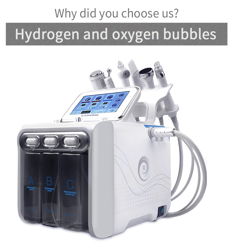 6 в 1 H2O2 подтяжка Кожи Aqua Clean aqua аппарат для лица для салона красоты