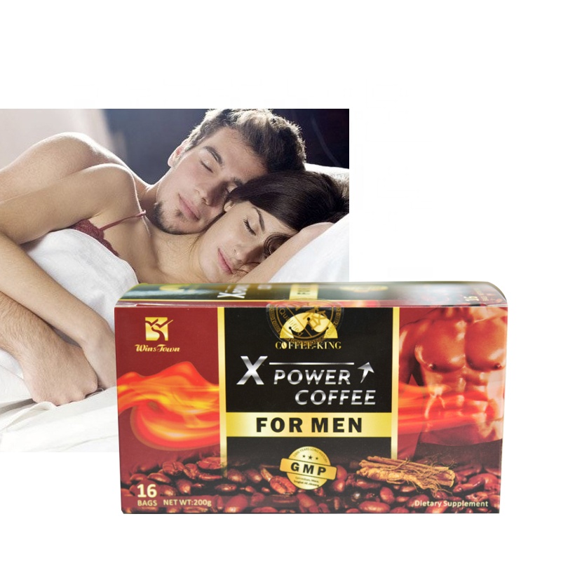 X power Coffee man кофейный травяной кофе энергетический мака черный Мужской жизнеспособность мгновенный черный мака для мужчин