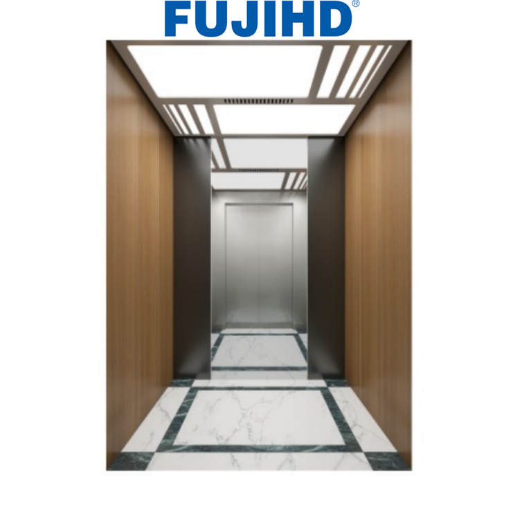 FUJIHD производство для продажи торговый центр офис здание роскошное украшение Электрический небольшой жилой 1000 кг пассажирский Лифт