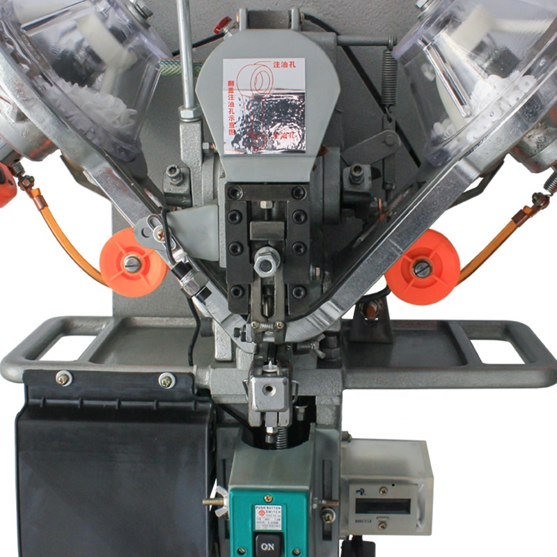 Metal snap fastener machine plastic snap button fixing machine automatic machinery for mass production