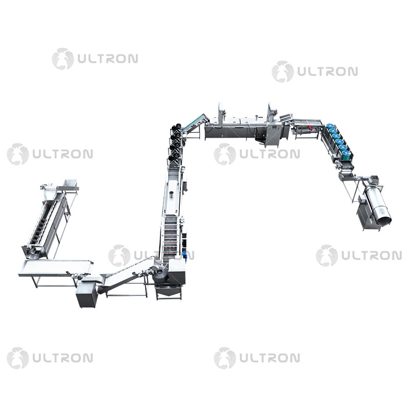 Ultron Best New Cheap Price Industrial Full Used Automatic French Fries Production Line For Sale