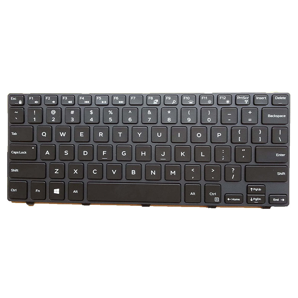 Лидер продаж, клавиатура для ноутбука Dell Inspiron 14 5447, черная рамка с подсветкой 09MNCD