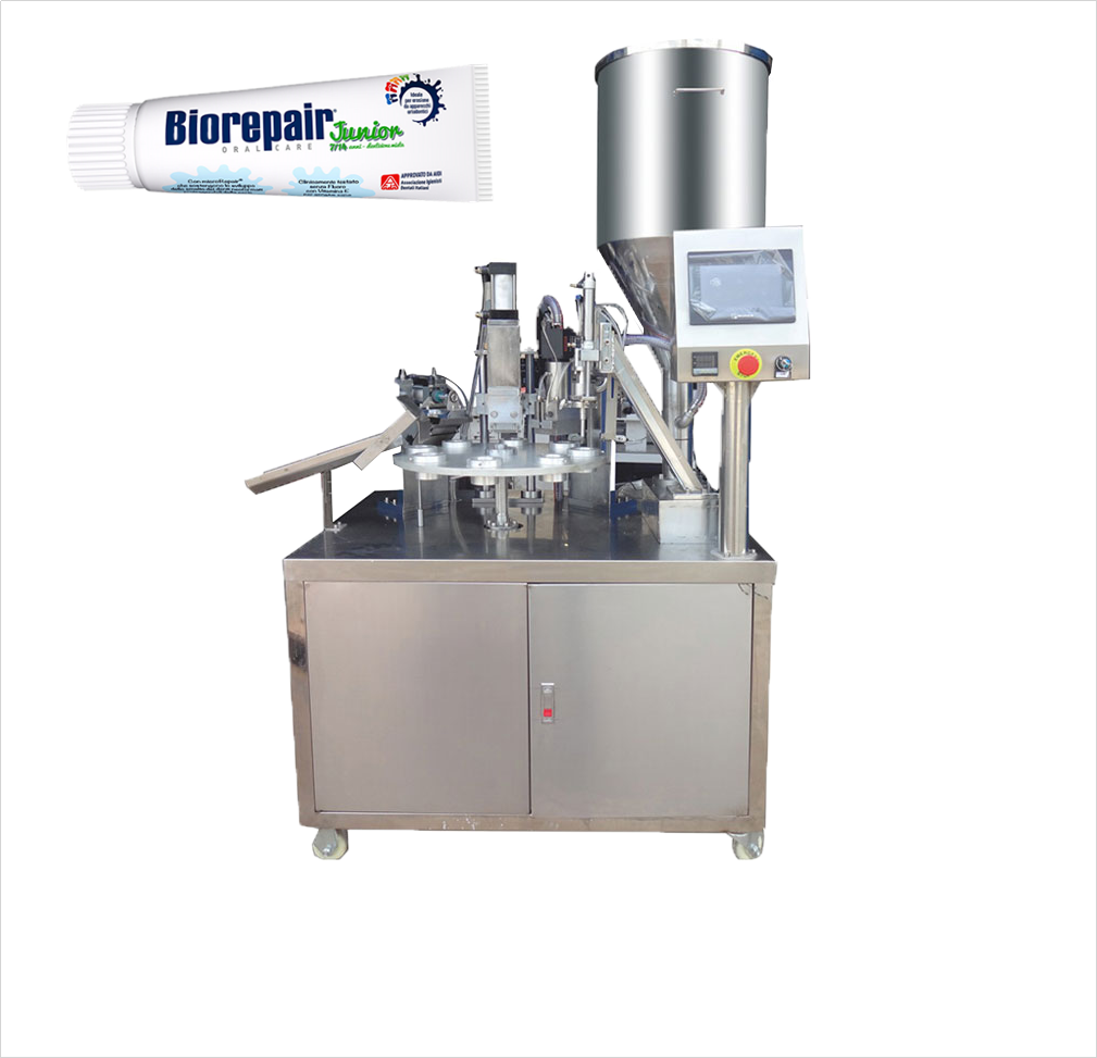 Automatic Soft Plastic Tube Filling Sealing Machine for Paste / Ointment / Toothpaste / Cosmetic / Cream