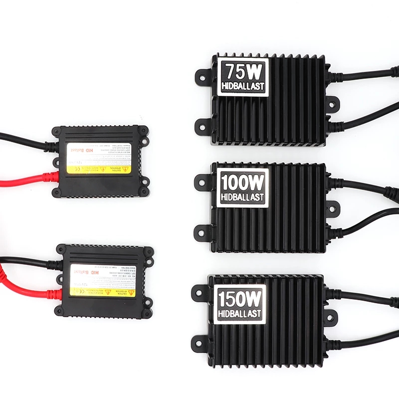 H1 H3 H4 H11 9006 150 Вт 100 Вт балласт HID ксеноновый Комплект 4300K 6000K 8000K 12 В Комплект балласта для автомобильных фар