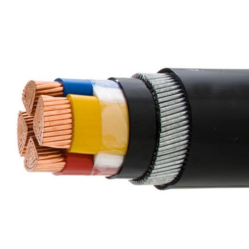 0.6/1kv 3 Core 4 Core 5 Core 16mm 25mm 35mm 95mm Aluminum/Copper Core PVC/XLPE Underground Power Armoured Cable