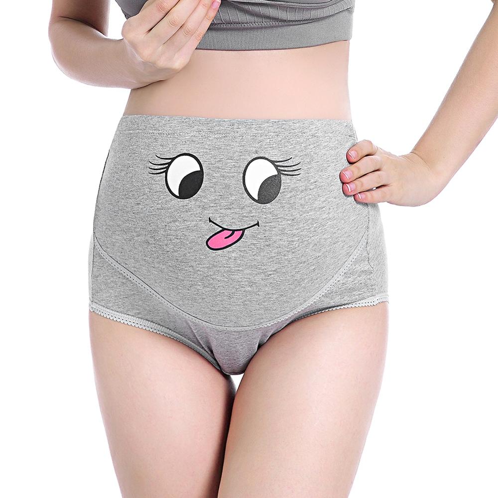 Breathable Cotton Adjustable Maternity Underwear Belly Support High Waist Disposable Maternity Panties Cotton