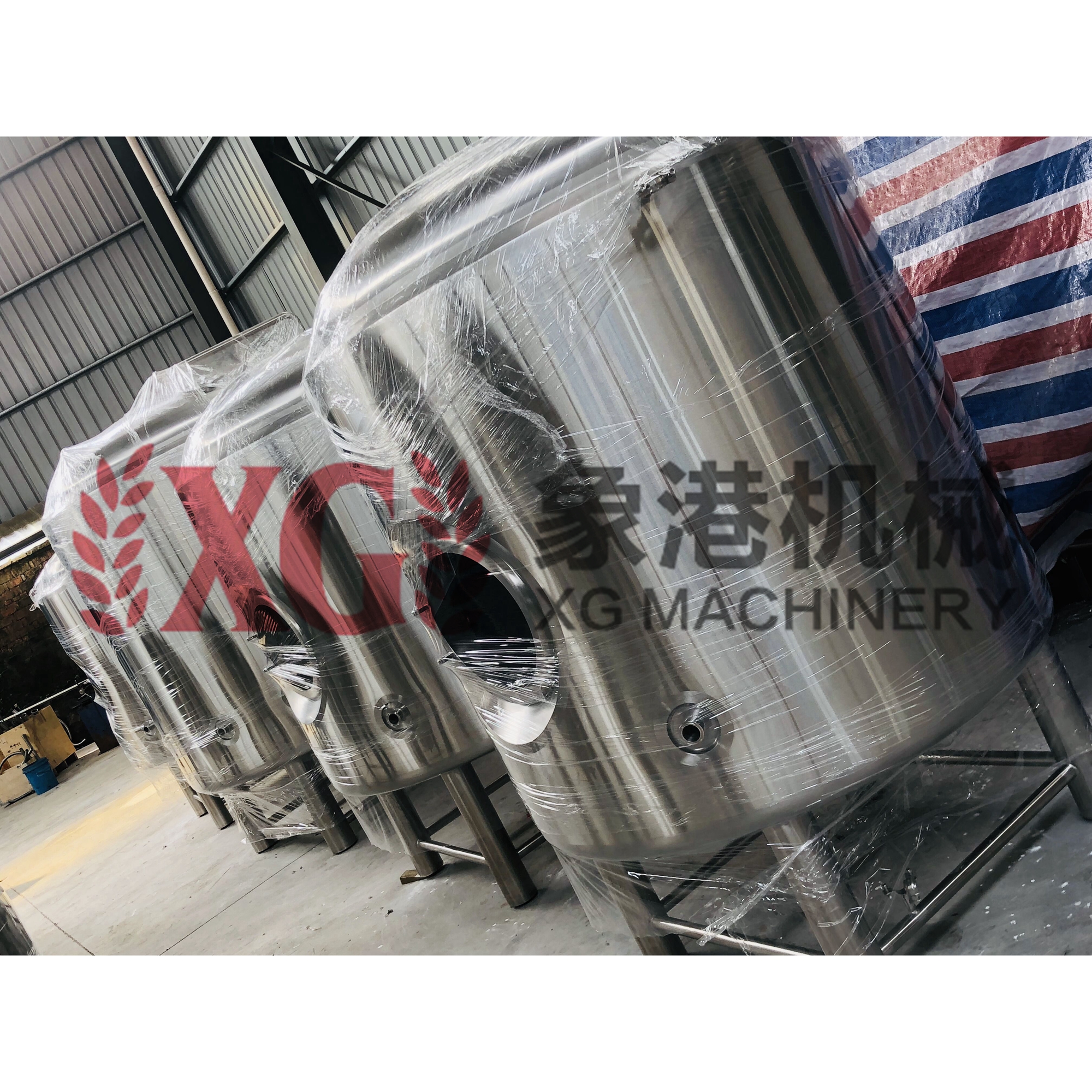 Однослойный резервуар для пива SUS brite 4000L 40HL с сертификацией CE