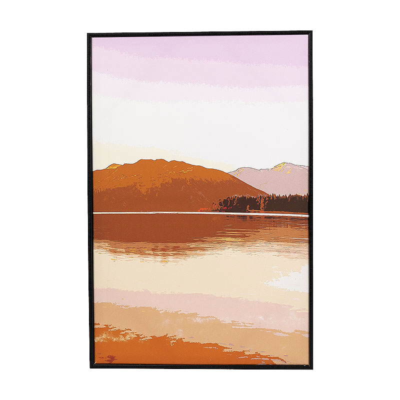 Floating Framed Canvas Art Sets of 3 Pictures Digital Print Landscape Painting