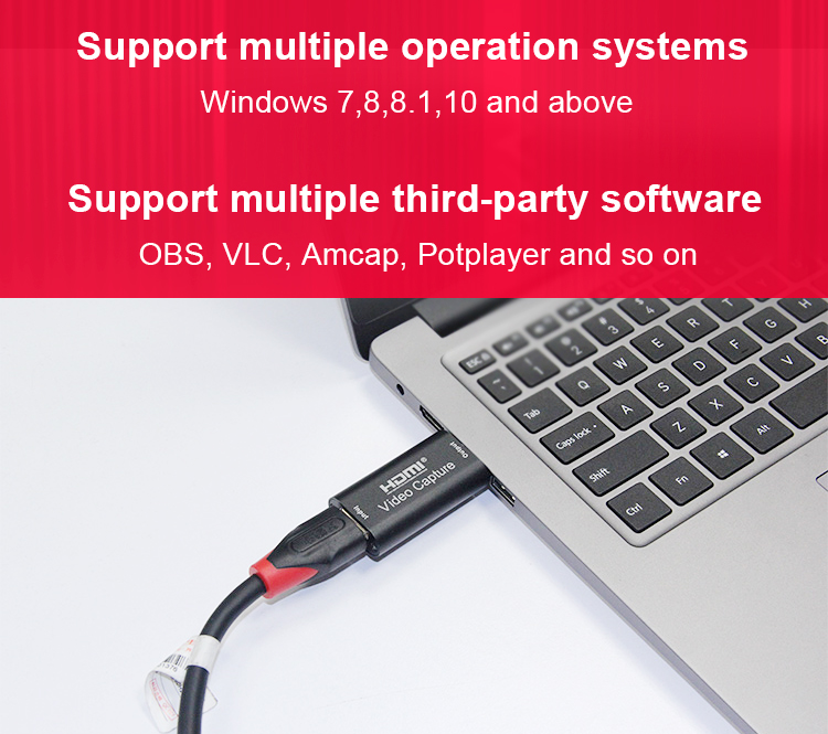 4K hd USB HDMI video capture card for live streaming