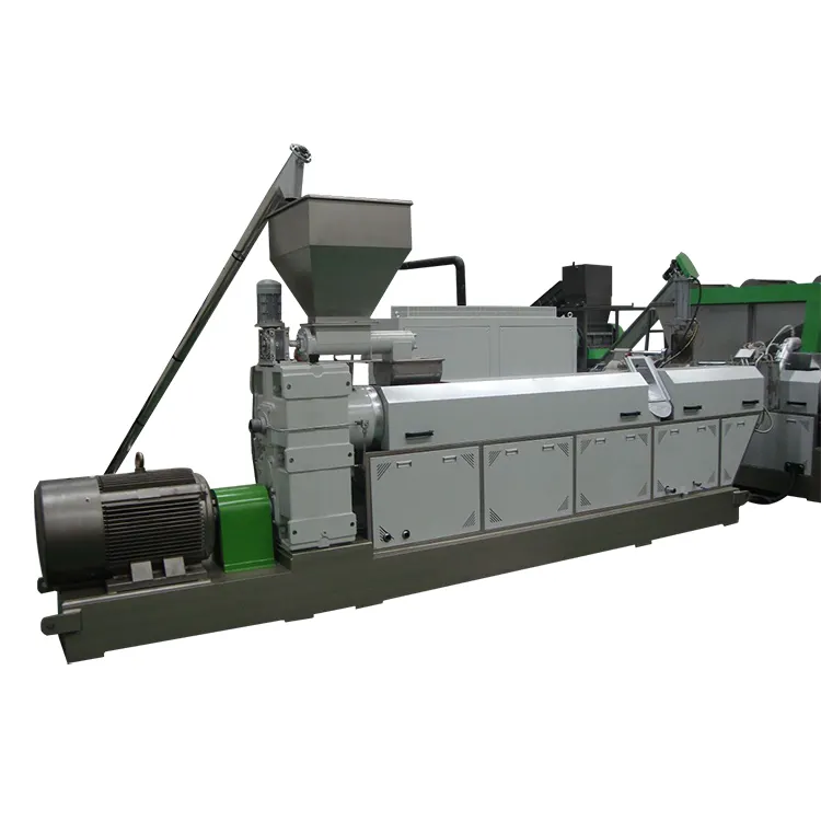 Recycle Waste Plastic Granules Extruding Making Machine Line PP PE Plastic Granules Machine