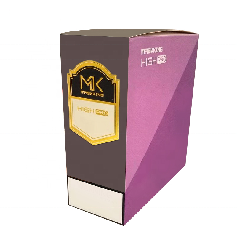 Maskking vapes дизайн упаковки 2021 горячий новый продукт здоровый образ жизни коробка упаковка для Maskking high PRO