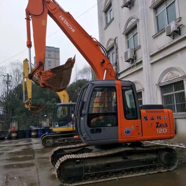 Маленький экскаватор Hitachi ZX120, б/у, сделано в Японии, экскаватор Hitachi zaxis 120 /130 /160 на продажу
