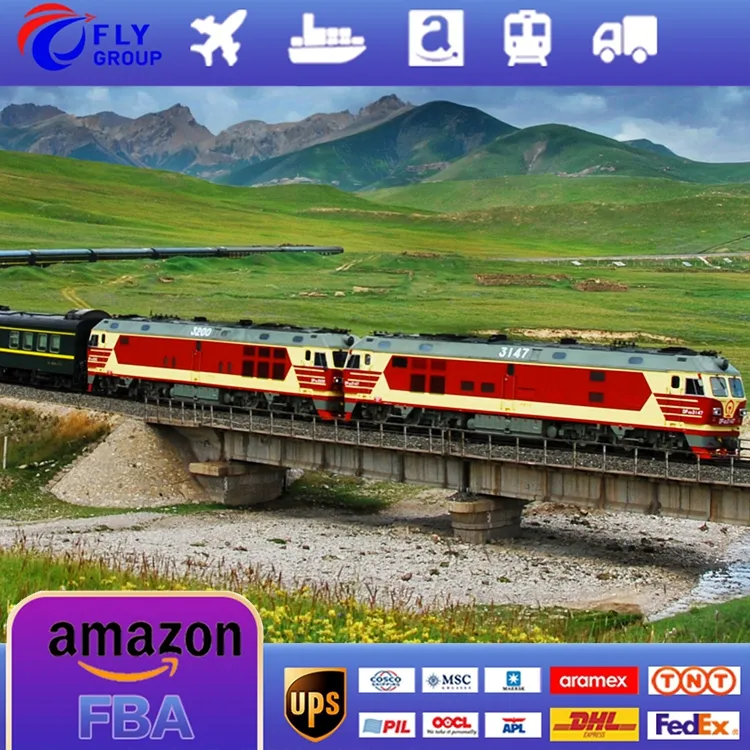 Railway Freight Ddp Shipping Europe Uk Amazon Fba Logistics Door To Door China To Germany Netherlands