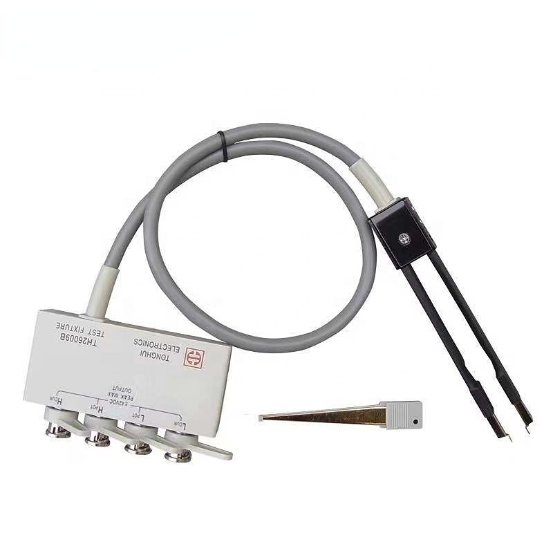 TH26009B SMD пинцет, испытательное крепление для LCR Meters TH26011AS, 4-контактные тестовые выводы Kelvin