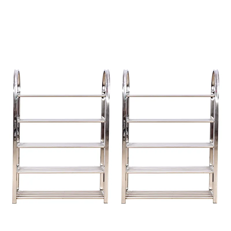 Superior Quality Good Price Customize Different Sizes 4 Layers 5 Layers 6 Layers Shoe Racks Stainless Steel