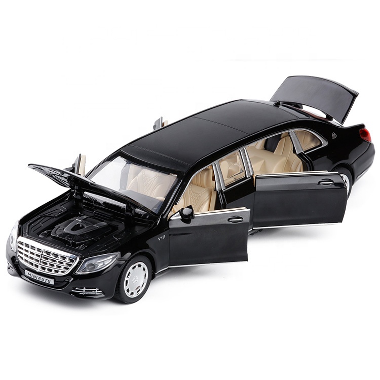 Роскошная модель лимузина S650 1:32, игрушечный автомобиль с отрывом, литой под давлением игрушечный автомобиль из цинкового сплава, производитель игрушечных металлических автомобилей