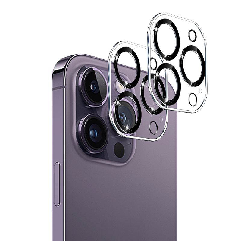 Защитное стекло для мобильного телефона iphone 14 pro max, защита объектива камеры с шелкографией IP14 plus pro, защитная пленка для экрана камеры