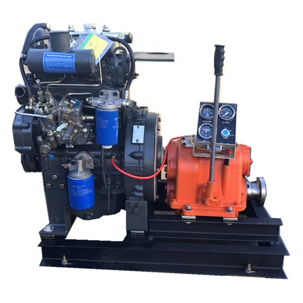 2 цилиндра водяного охлаждения 38hp судовых дизельных двигателей с коробкой передач для лодки